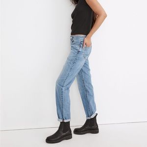 Madewell The Tall Slouchy Boyjean Riverspring wash Size 24 NWT